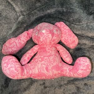 Lilly Pulitzer animal printed stuffed bunny